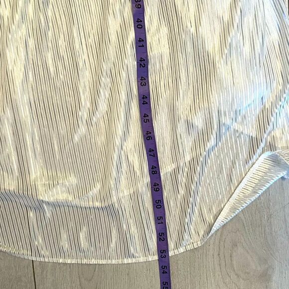 Vintage white nylon maxi slip dress - Picture 12 of 14